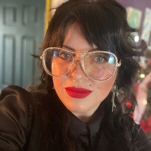 Clear Acetate Cat-Eye Glasses Modern Oversized Design